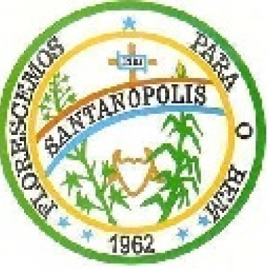 Brasão da cidade de Santanópolis