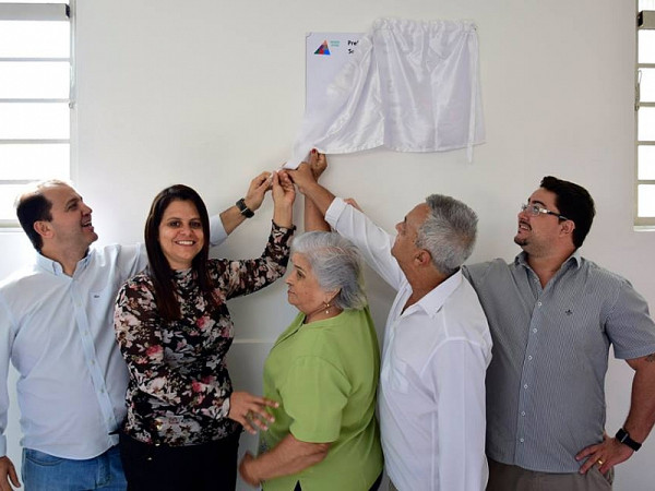 Prefeito, Secretario de Saúde . Foto: ASCOM