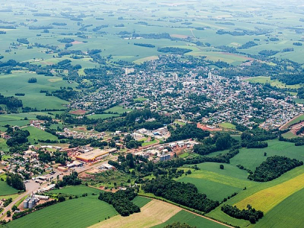 Foto aérea de Ibirubá. Foto: Prefeitura Municipal de Ibirubá