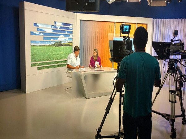 Prefeito Abel na entrevista no programa.. Foto: Prefeitura Municipal de Ibirubá