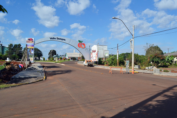 Passeio público do Pórtico  1ª etapa. Foto: Prefeitura Municipal de Ibirubá