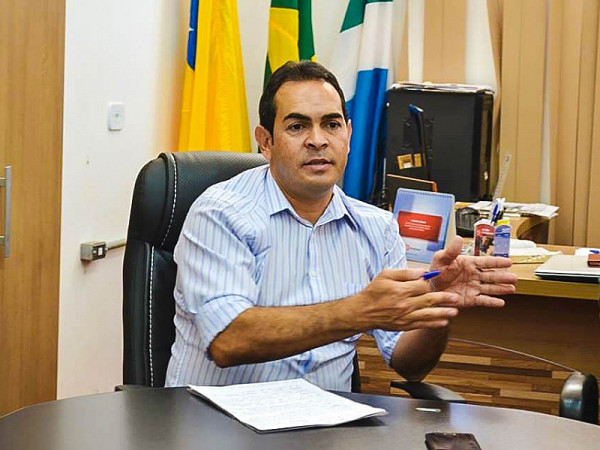 José Fernando Barbosa, Prefeito de Selvíria(MS). Foto: Assecom/Selvíria