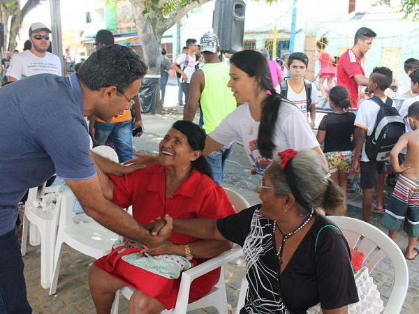 Ação desenvolvida por secretaria de desenvolvimento social. Foto: ASCOM