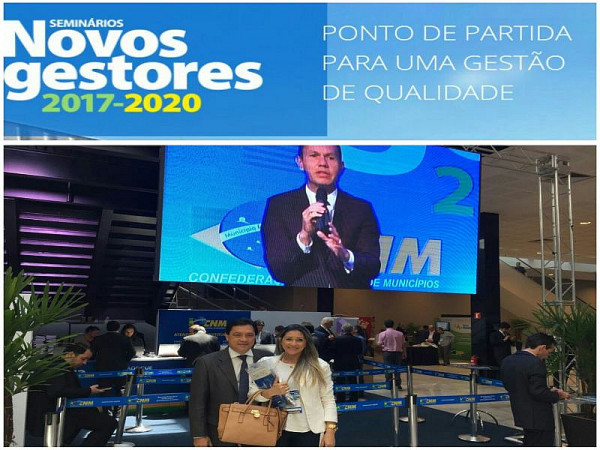 PREFEITA DE SERRA CAIADA PARTICIPA DE EVENTO EM BRASÍLIA. Foto: Assessoria de Comunicação de S