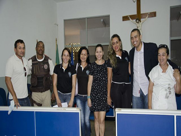 Conselho Tutelar, Poder Judiciário e Policia Militar reuniram para definir estrategias durante o Festejo de Santo Antonio. Foto: Foto: Luiz Carlos Marques Cardos