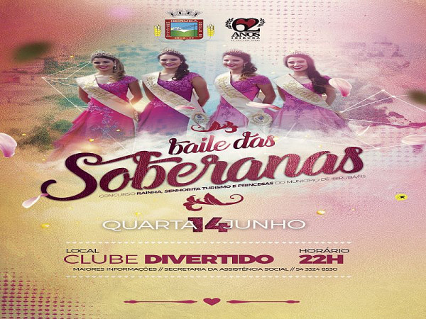 Baile das Soberanas. Foto: Prefeitura Municipal de Ibirubá