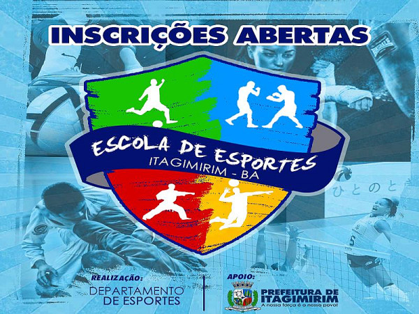 Inscrições Abertas Escola de Espotes Municipal . Foto: ASCOM - ITAGIMIRIM
